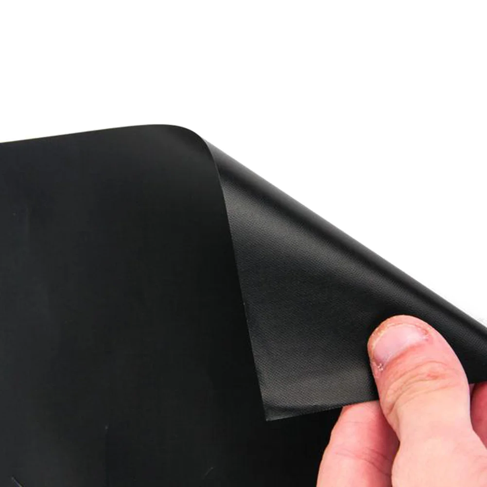 

4Pcs Durable Stove Burner Covers Gas Range Protector Reusable Easy to Clean Mat Pad 260c Heatproof Black Stove Burner Covers