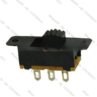 10Pcs 5mm 7mm Height Knob 3 Pin 2 Position 1P2T SPDT Panel Slide Switch 0.5A 50V DC SS12F25-G5