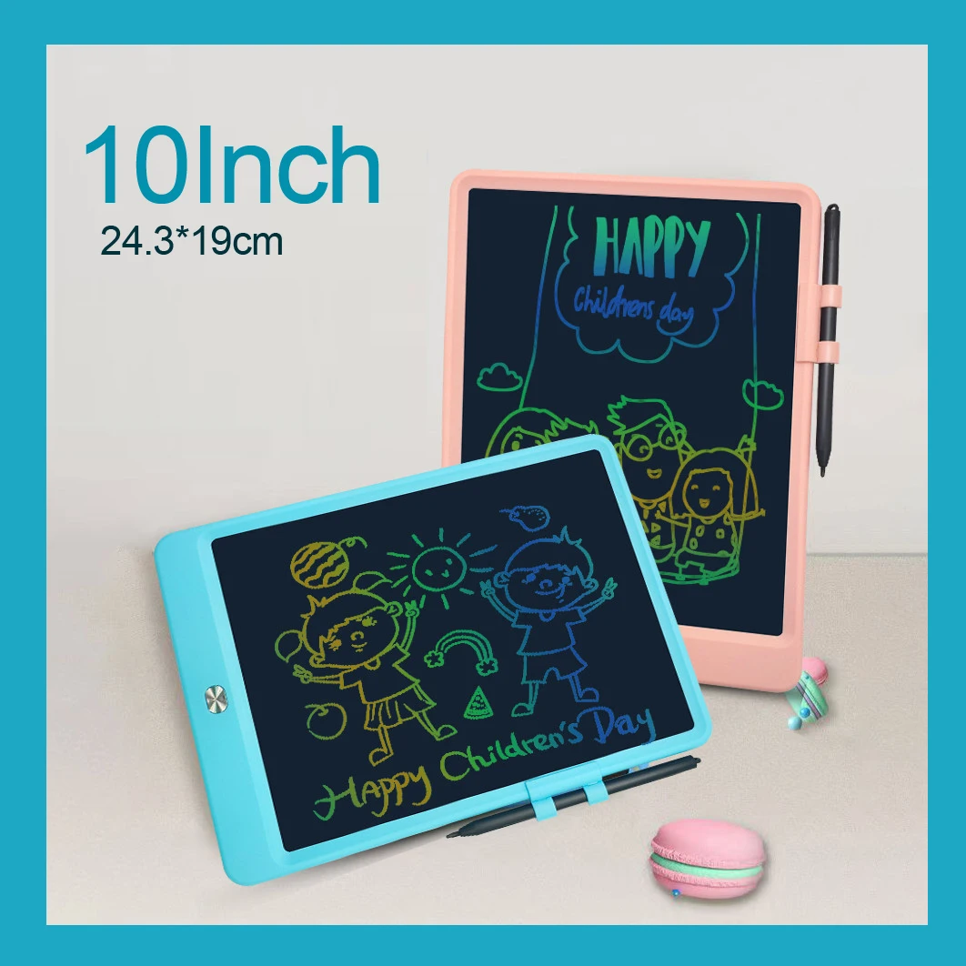 Tablero de dibujo electrónico de 10 pulgadas, tableta de escritura con pantalla LCD, gráfico Digital, almohadilla de escritura a mano, tablero de escritura, juguetes para niños, regalo L14