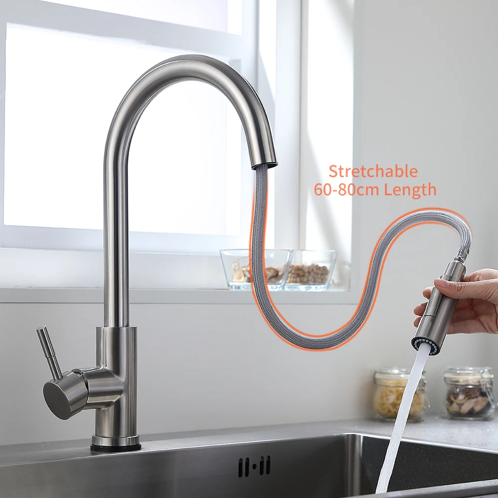 Smart Touch Keuken Kranen Kraan Voor Sensor Keuken Water Kraan Gootsteen Mixer Rotatie Touch Kraan Sensor Water Mixer KH-1005