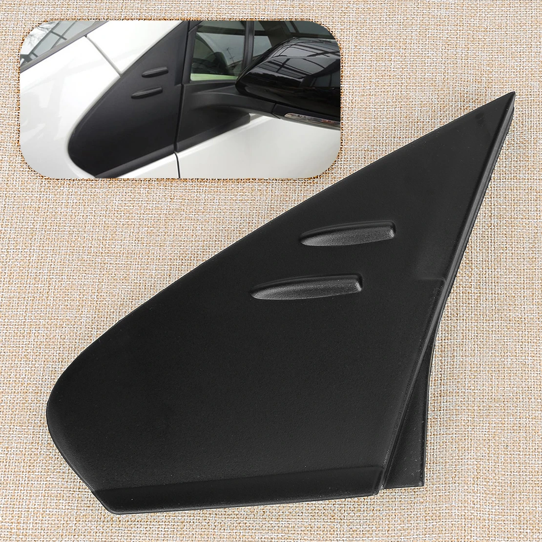 Matte Black Car Front Bumper Left Side Fender Trim Cover Molding Fit for Toyota Prius Prime Awd-e 2019 2020 60118-47030 New