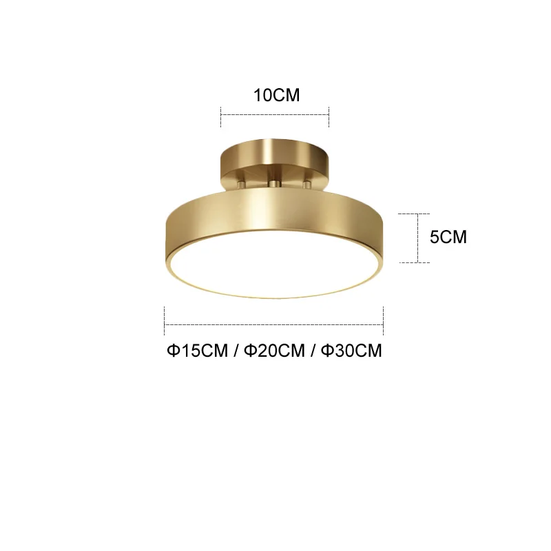 الحديثة LED أضواء السقف الثريا ، ديكور غرفة نوم ، غرفة المعيشة ، المطبخ تركيبات ، تعديل زاوية ، الدرج الممر ، النحاس مصباح