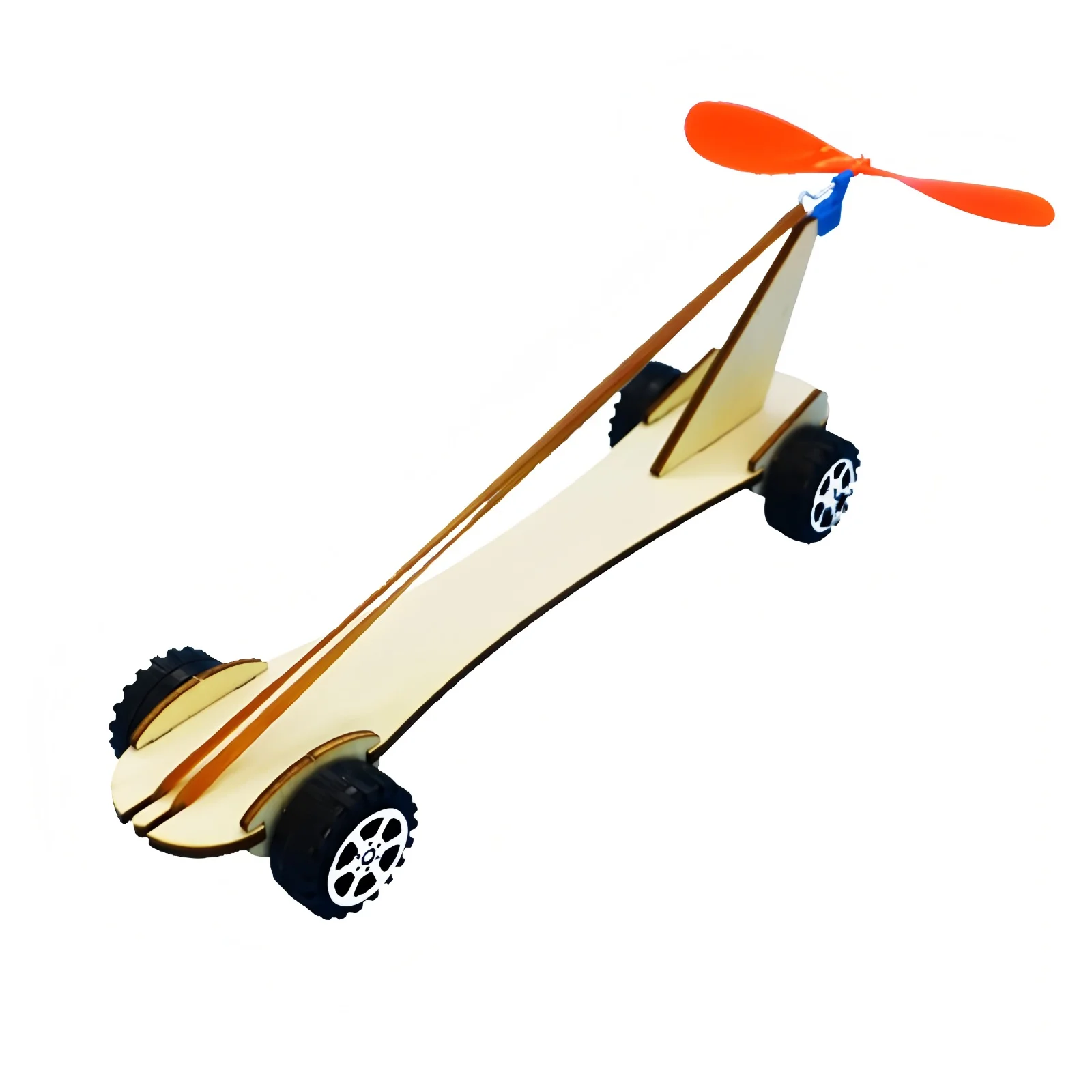

Children's science and education rubber band power car toys, hand-assembled models, educational toys, and children's DIY gifts