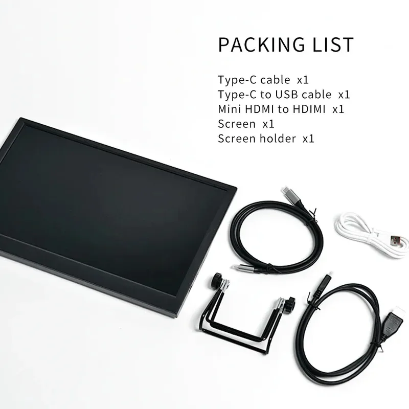 11.6 Inch Portable Monitor 1366X768 Lcd Display TFT Gaming Monitor For Pc Raspberry Pi Laptop PS4 Xbox360 Switch HDMI-Compatible