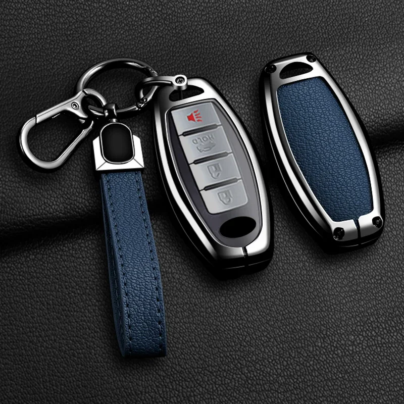 Suitable Zinc Alloy Car Remote Key Cover Case For Infiniti Q50 Q60 Q70 QX50 QX60 QX70 For Nissan Qashqai Juke J10 J11 X-Trail