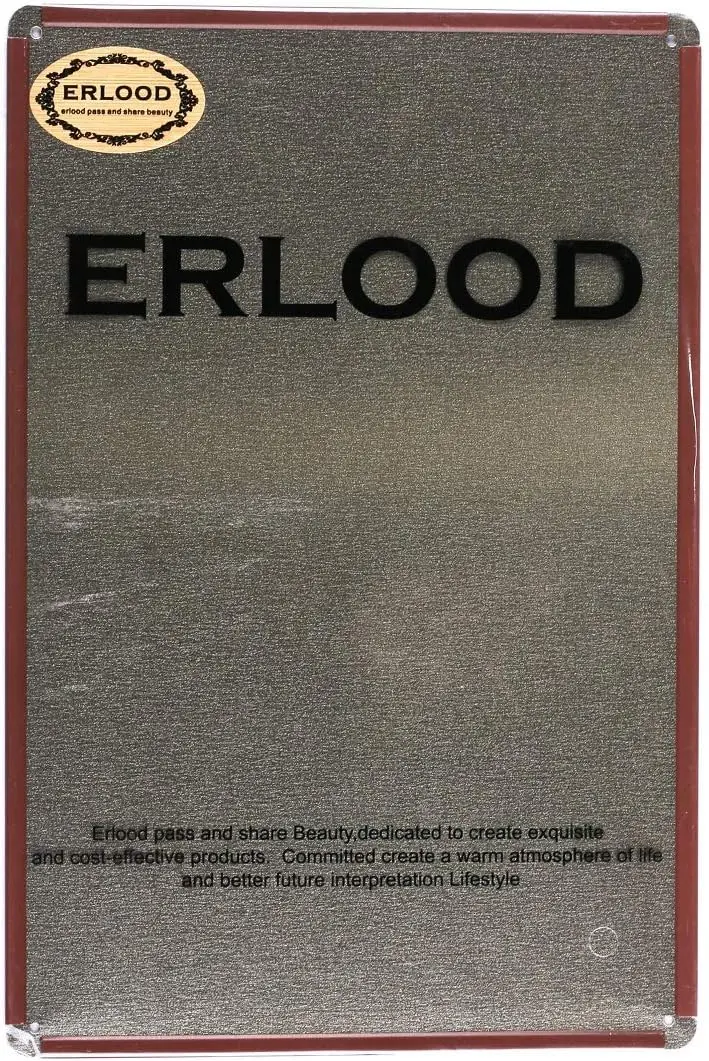 ERLOOD Muscle Car Garage Since 1969 Detroit Muscle Retro Vintage Decor Metal Tin Sign 12 X 8 Inches