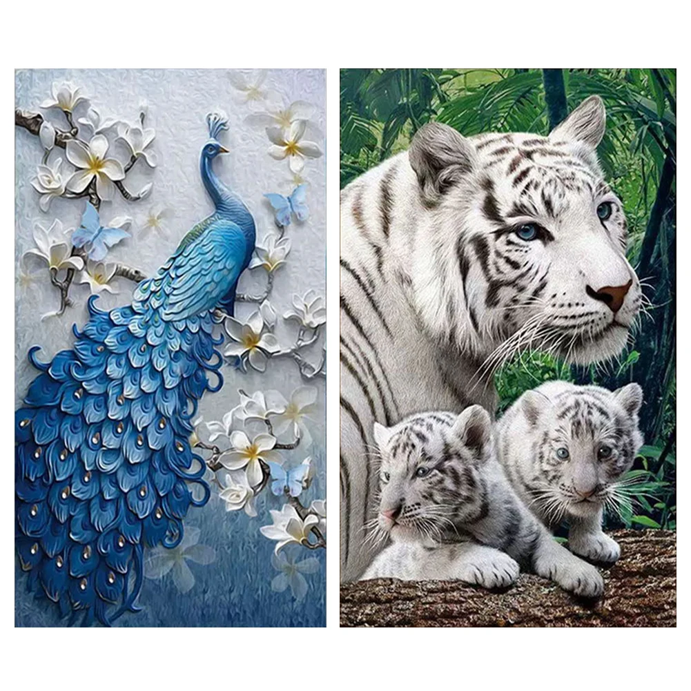 

Full Embroidery Beaded Animal 9CT DIY Beadwork Kit for Living Room Bedroom Decor