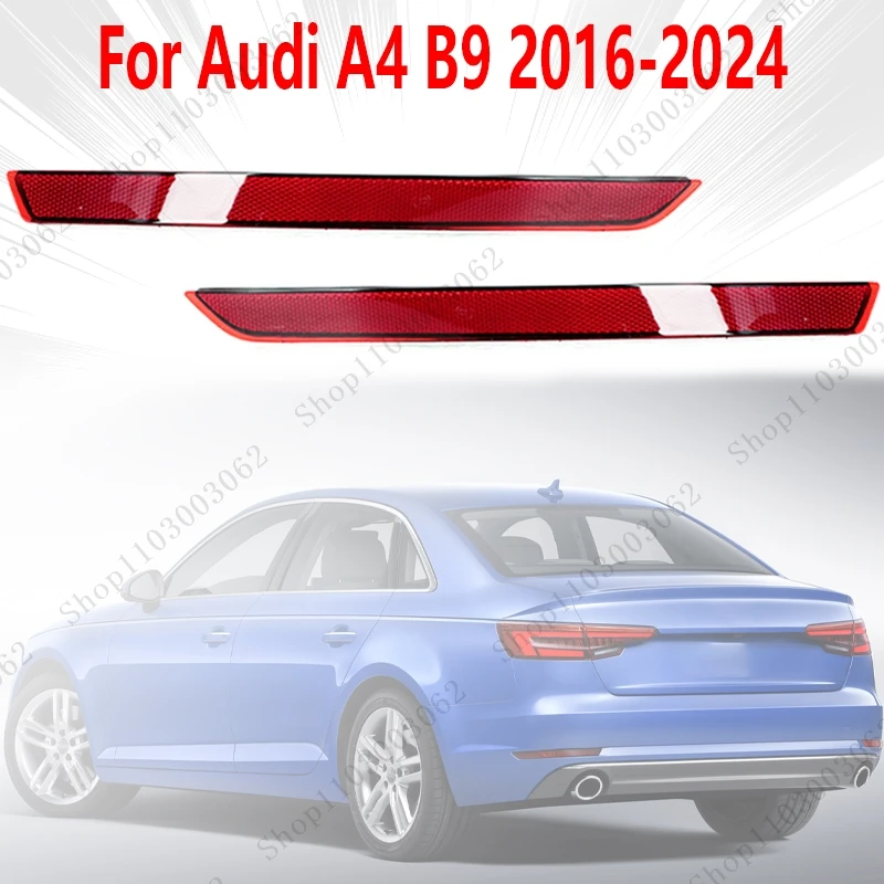 

Лампа заднего бампера для Audi A4 B9 2016-2024, внешняя задняя противотуманная фара автомобиля, указатель поворота, сигнальная лампа 8WD945105A 8WD945106A