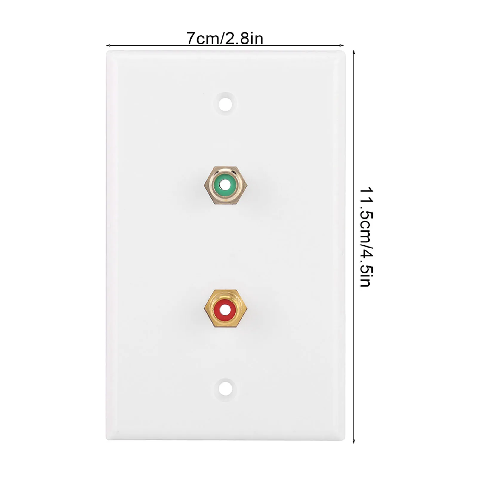 Panel de placa de pared multifuncional de 2 interfaces para edificio de oficinas Panel de enchufe de placa de pared estándar de EE. UU. Panel de enchufe de pared