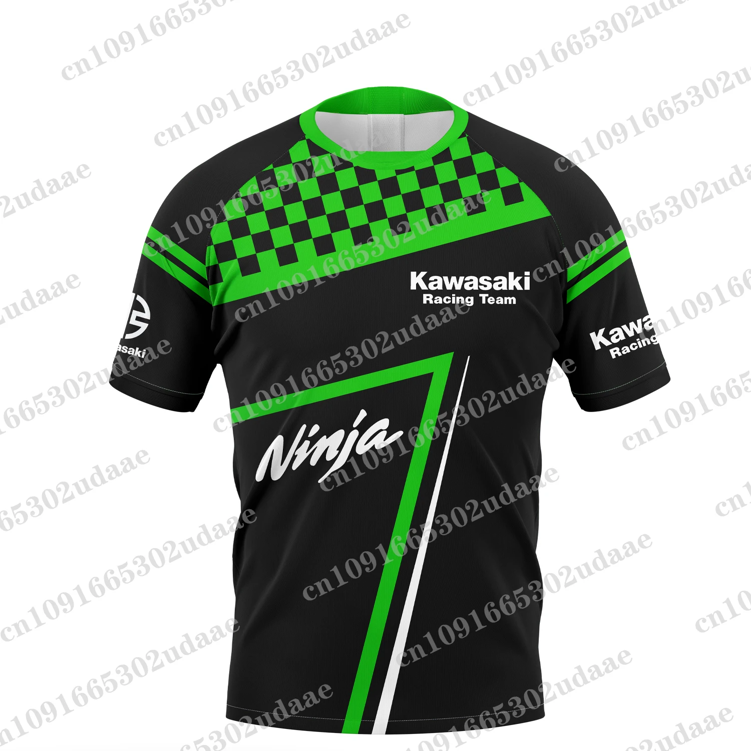 Camiseta de equipo de carreras Kawasaki para hombre y mujer, ropa deportiva de manga corta, Tops de moda, novedad de 2024