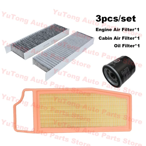 Imagen 1 del producto Juego de filtros de 3 uds para DONGFENG AEOLUS SHINE 2023 2024 YIXUAN MAX GS 1,5 T cabina de motor A/C Kit de filtro de aceite de aire piezas de repuesto