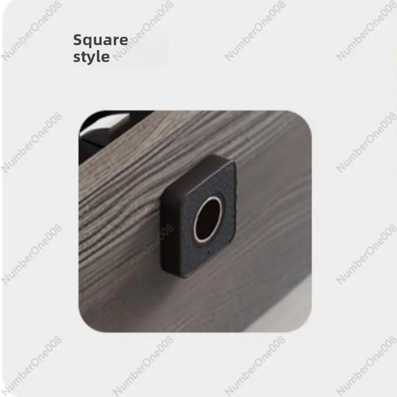 Drawer fingerprint lock password mailbox cabinet household wardrobe door shoe cabinet smart file cabinet anti-theft locker lock