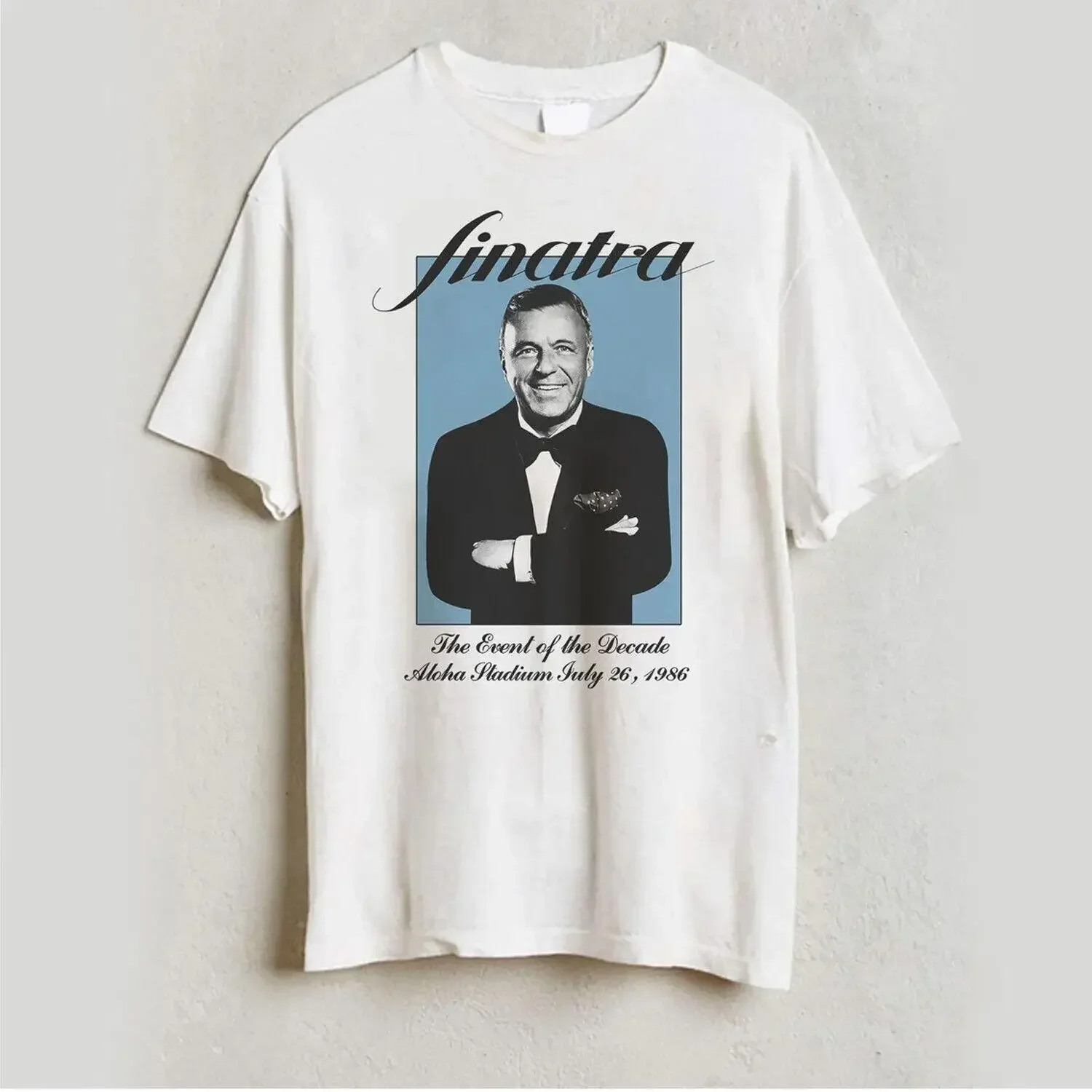 Best! Vtg Frank Sinatra 1986 Hailey Baldwin Frank Sinatra Tee Shirt