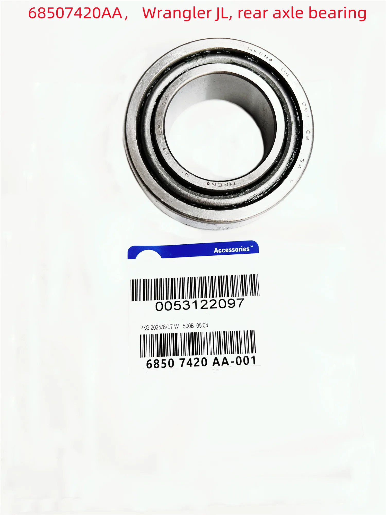 

Rear Half Shaft Bearing, 68507420AA, Half Shaft Ring 68507421AA, Oil Seal 68507419AA, For: Wrangler JL,Gladiator JT,2018-2025