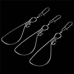 5PCS Fishing stringer clip live fish lock Buckle Stainless Steel Big Game Fish holder Fishing Snaps Gear Equipment