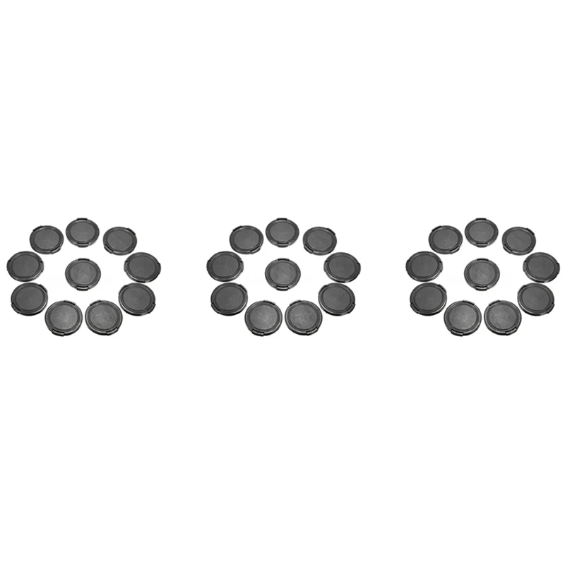 Universal 30Pcs 49Mm Midden Pinch Voorste Lensdop Voor Canon Nikon Dslr Camera