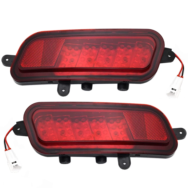 LED Left Right Fog Lamps Rear Bumper Reflector Brake Light Fog Lamp For Great Wall Haval Hover CUV H3