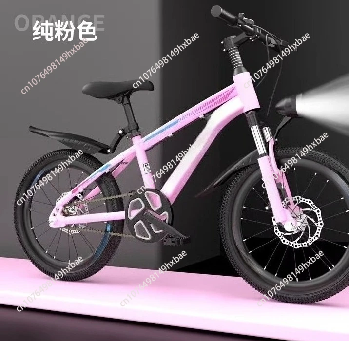 Kinder-Mountainbike für 6-12-Jährige, variable Geschwindigkeit und Stoßdämpfer, Doppelscheibenbremse, 18 Zoll, 24 Zoll, für Jungen und Mädchen