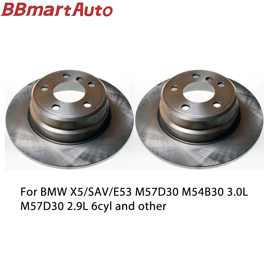 

34211164911 2 шт. задний тормозной диск для BMW X5/SAV/E53 M57D30 M54B30 3.0L M57D30 2.9L 6cyl и другие. Автозапчасти BBmart