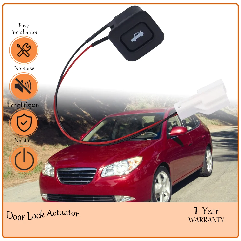 

Black Tailgate Switch Rear Trunk Release Switch Fit Compatible With 2007-2010 Hyundai Avante Replacement Parts oem 93555-2H000