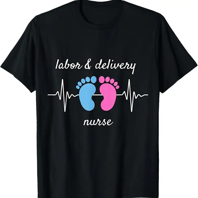 Labor And Delivery Nurse Heartbeat L D T Shirt