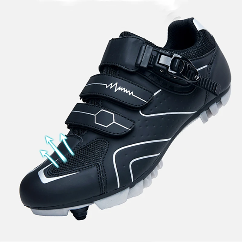 Unisex Fietsen Sneaker MTB Schoenen met Mannen Cleat Road Crossmotor Platte Racing Vrouwen Fiets Mountain Spd Mtb Schoenen Zapatillas Mtb