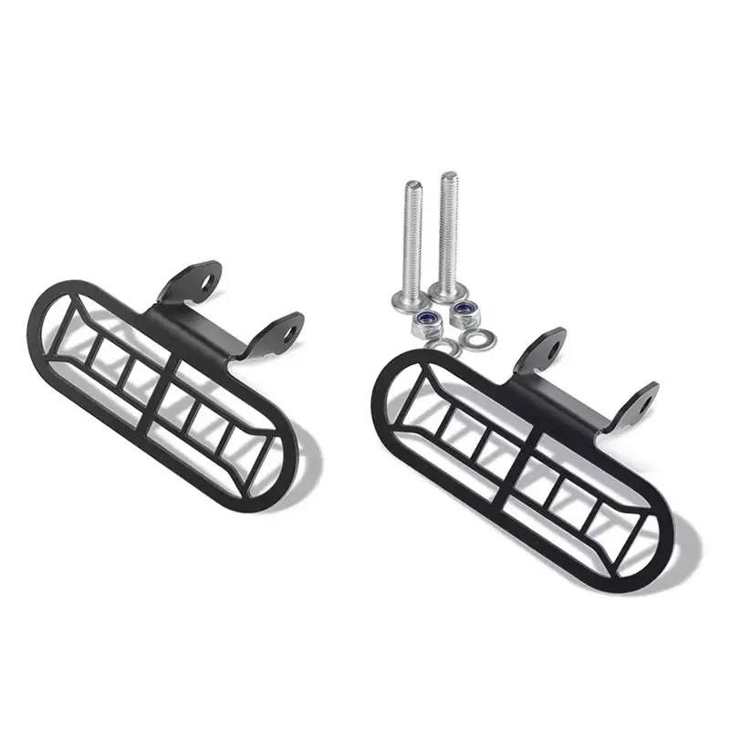 

Крышка прожекторов для мотоциклов Защитная крышка вспомогательных фонарей Аксессуары для мотоциклов Черный