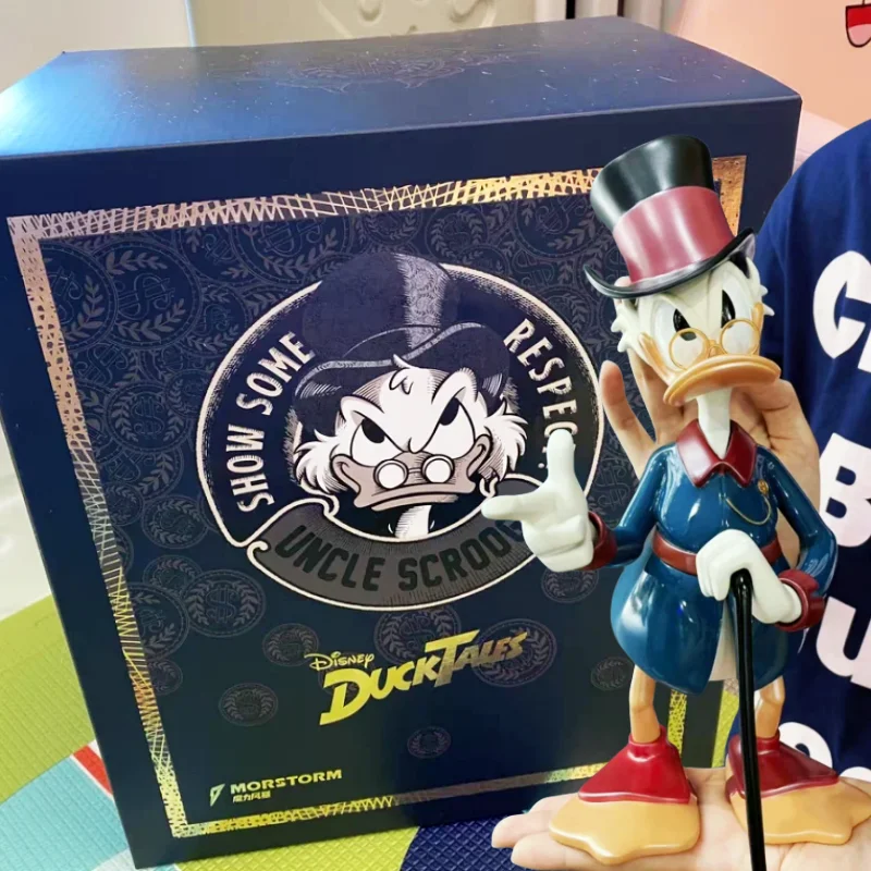 Disney Original Cartoon Character Model Retro DONALD DUCK Doll Desktop Ornaments Collection Animation Model Toy Gift