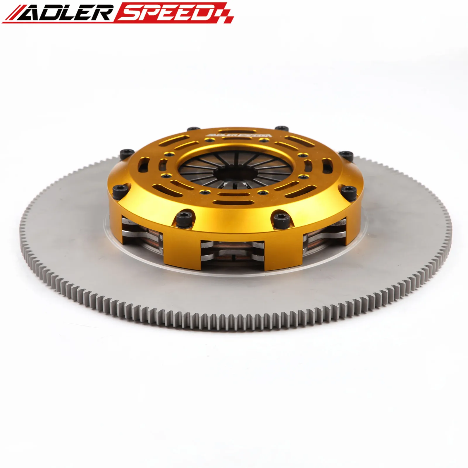 

ADLERSPEED RACE CLUTCH TWIN DISC FLYWHEEL KIT For 98-04 Chevrolet Camaro Z28, SS /Corvette Z06 5.7L OHV 8cyl LS1