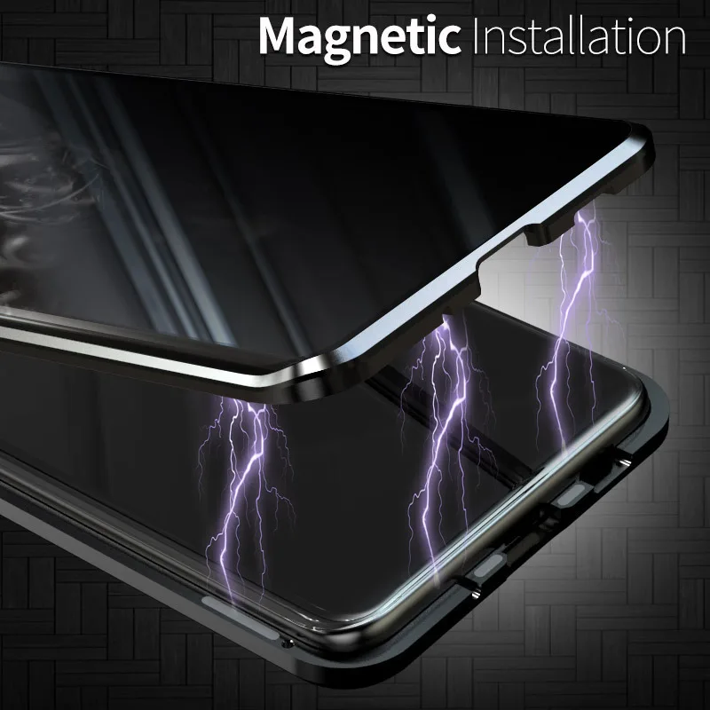 Anti Privacy Magnetic Case For Samsung Galaxy S22 S23 S24Plus S23Ultra S25Ultra S23FE A54 A53 A52 A71 A14 A34 Note20 Ultra Cover