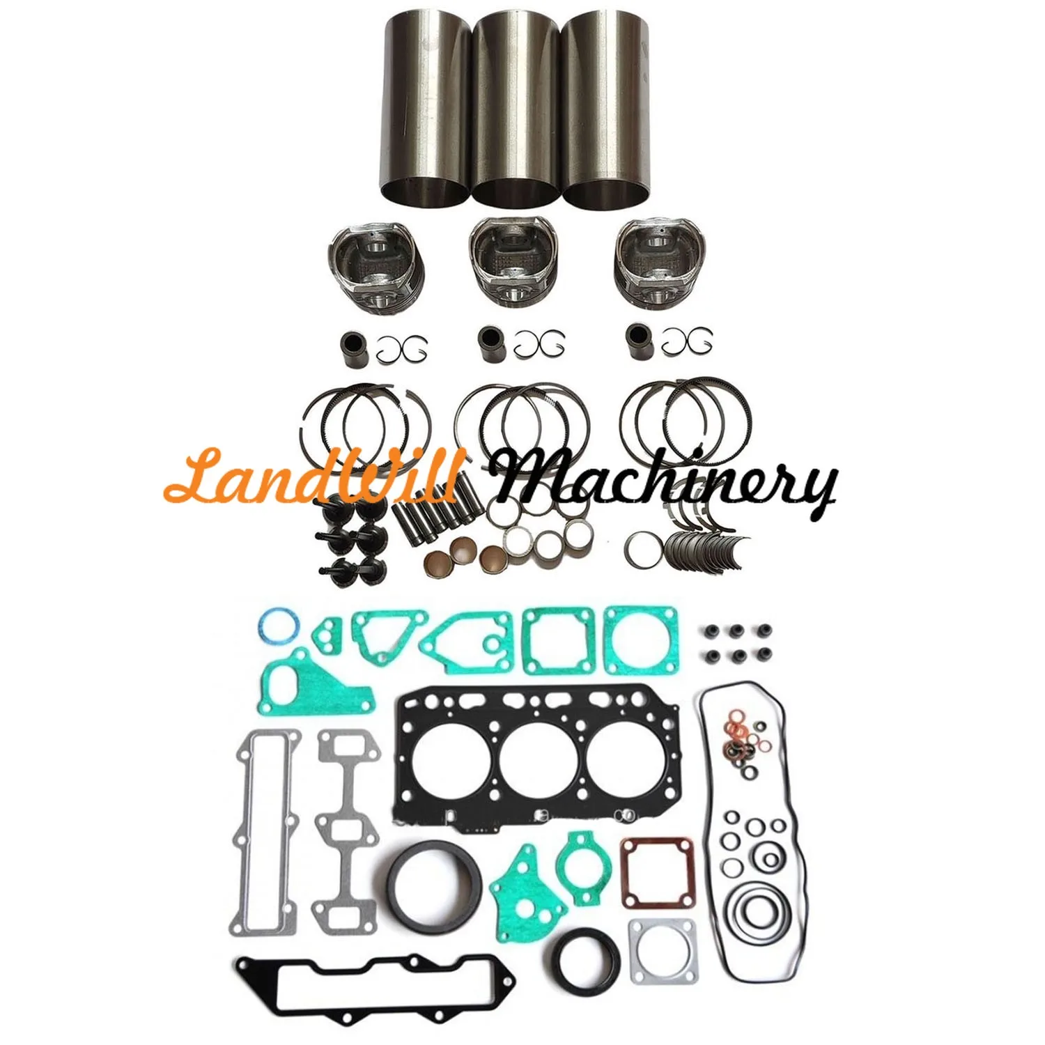 3D84 3D84E Engine Overhaul Rebuild Kit STD Fits Komatsu Engine