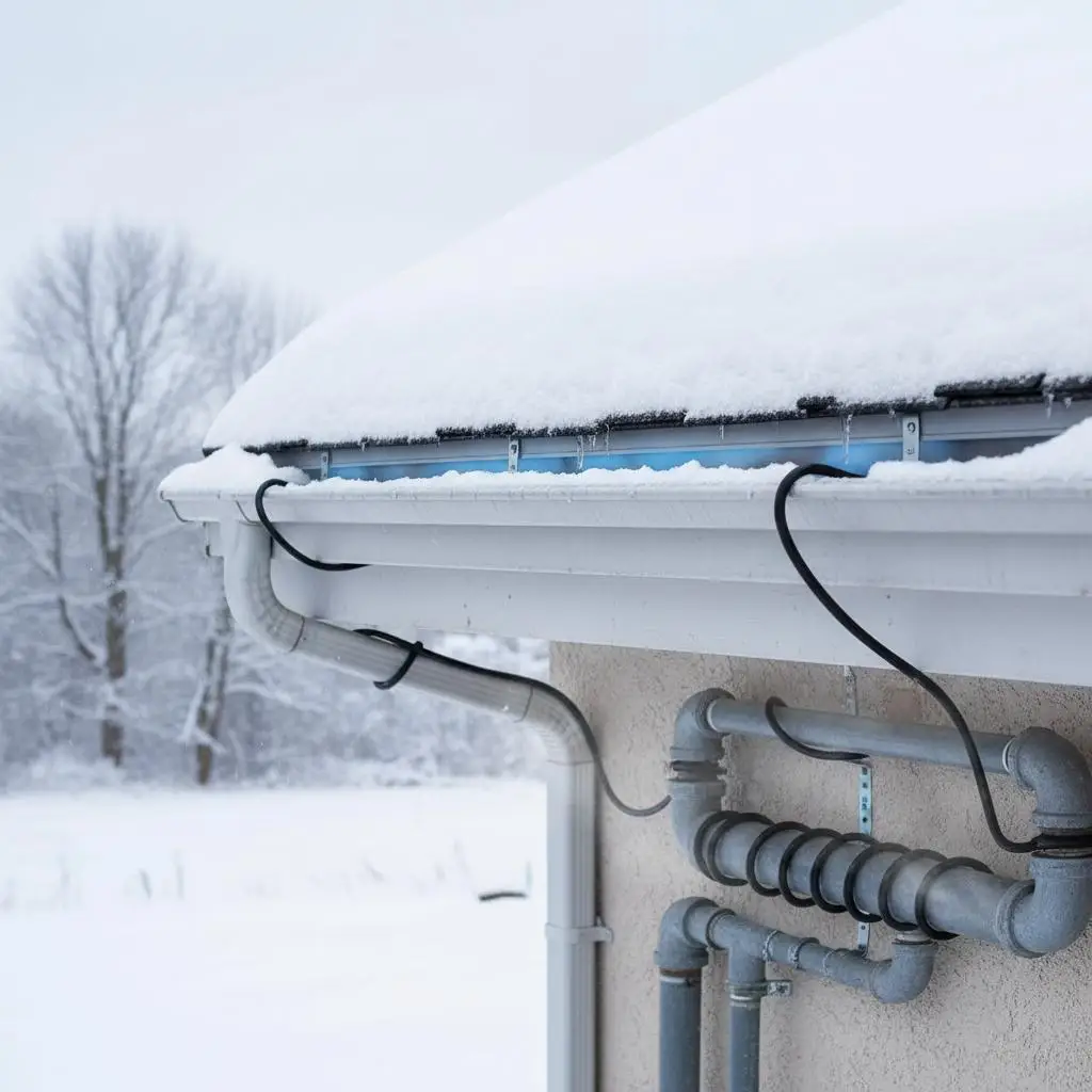 

Саморегулирующийся греющий провод 120 футов, 5 Вт/фут, для защиты труб и водосточных желобов от замерзания, с низким энергопотреблением, поддержание постоянной температуры