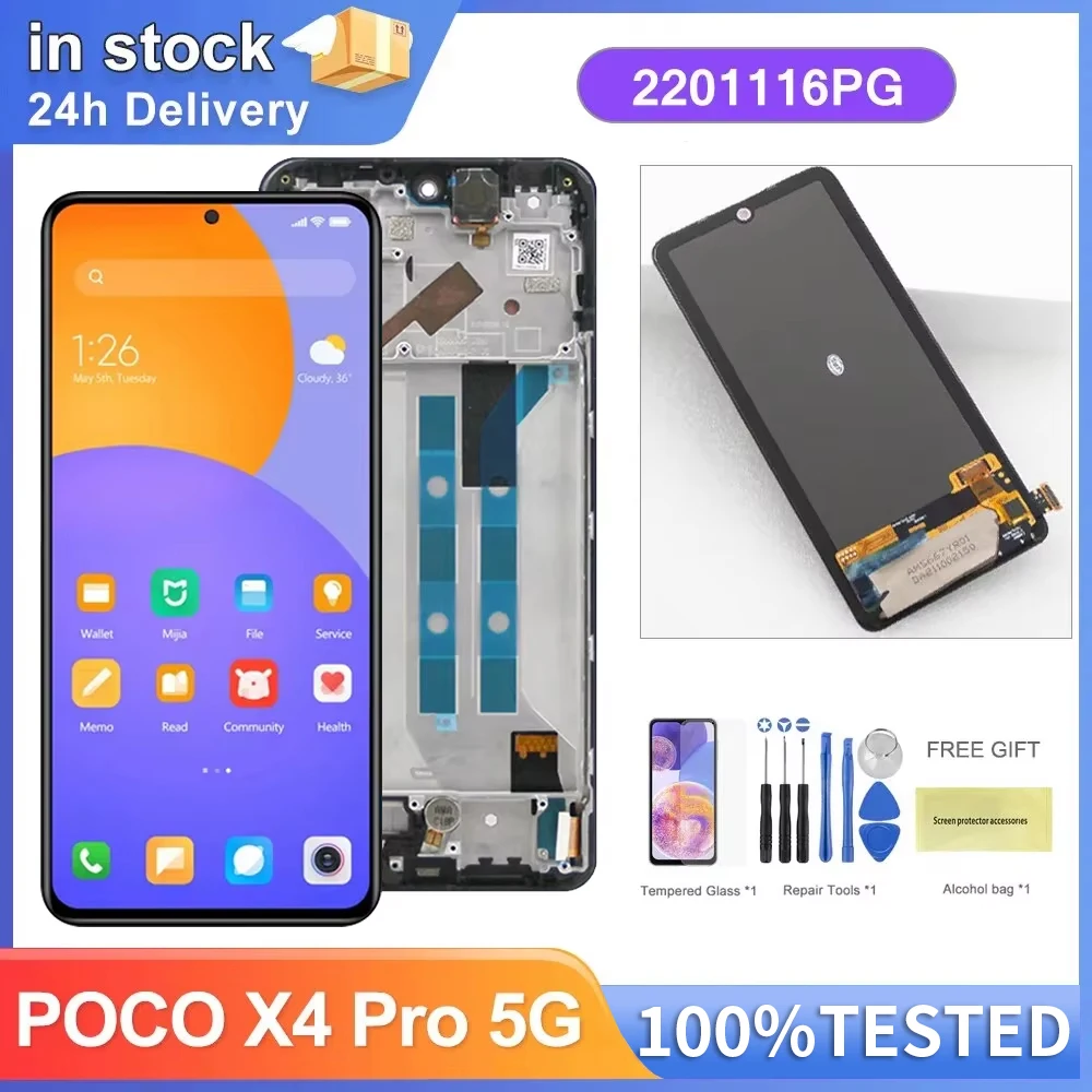 شاشة لمس LCD بحجم 6.67 بوصة لجهاز Xiaomi Poco X4 Pro 5G (201116PG) – تقييم شامل ودليل استبدال عملي