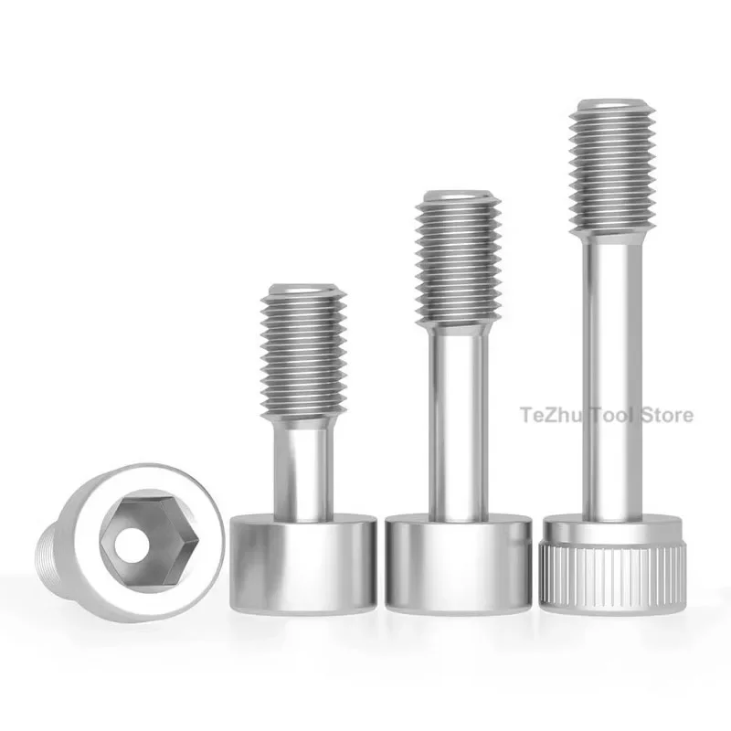 M2-M8 A2 304 Stainless Steel Hex Socket Cap Head Screws,Cylindrical Head Half Thread Anti-Loosening Bolts