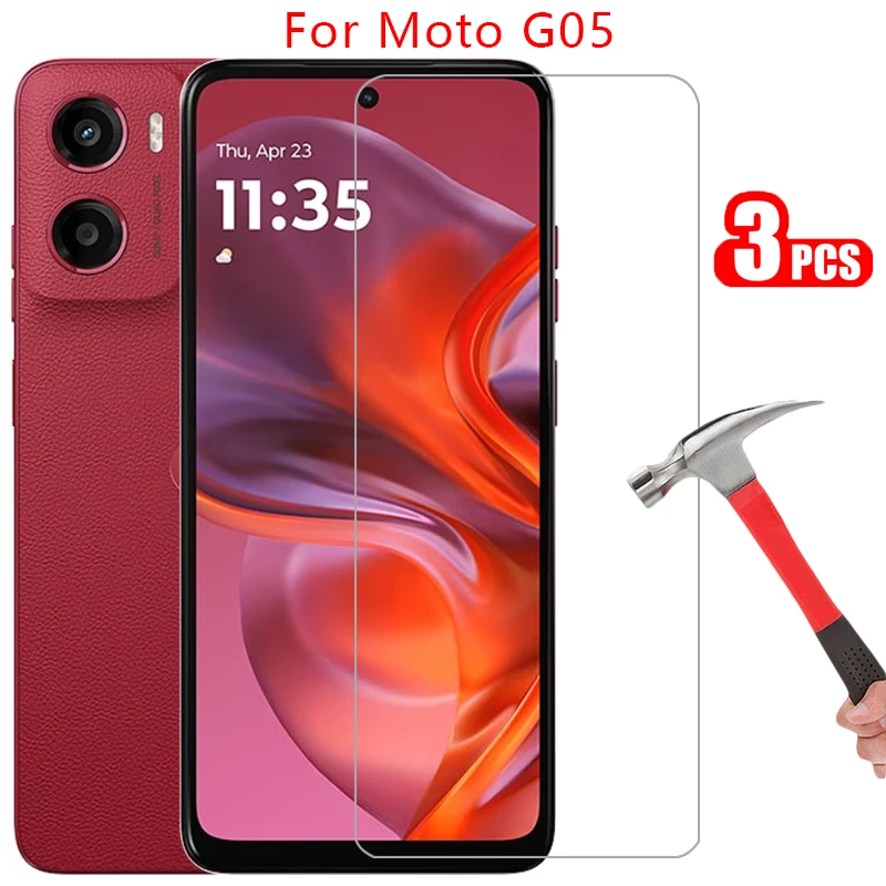 tempered glass for motorola moto g05 phone case on motog05 motog g 05 05g 5g back cover 360 motorolag05 motorol mot mto g05case