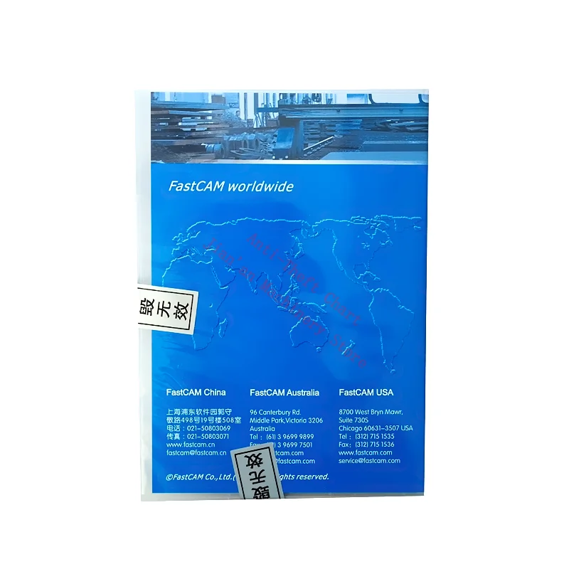 V7.2 FAST CAM Software 6000*2200mm Genuine Nesting Professional CNC Plasma Cutter Portable Version 15 Languages FASTCAM