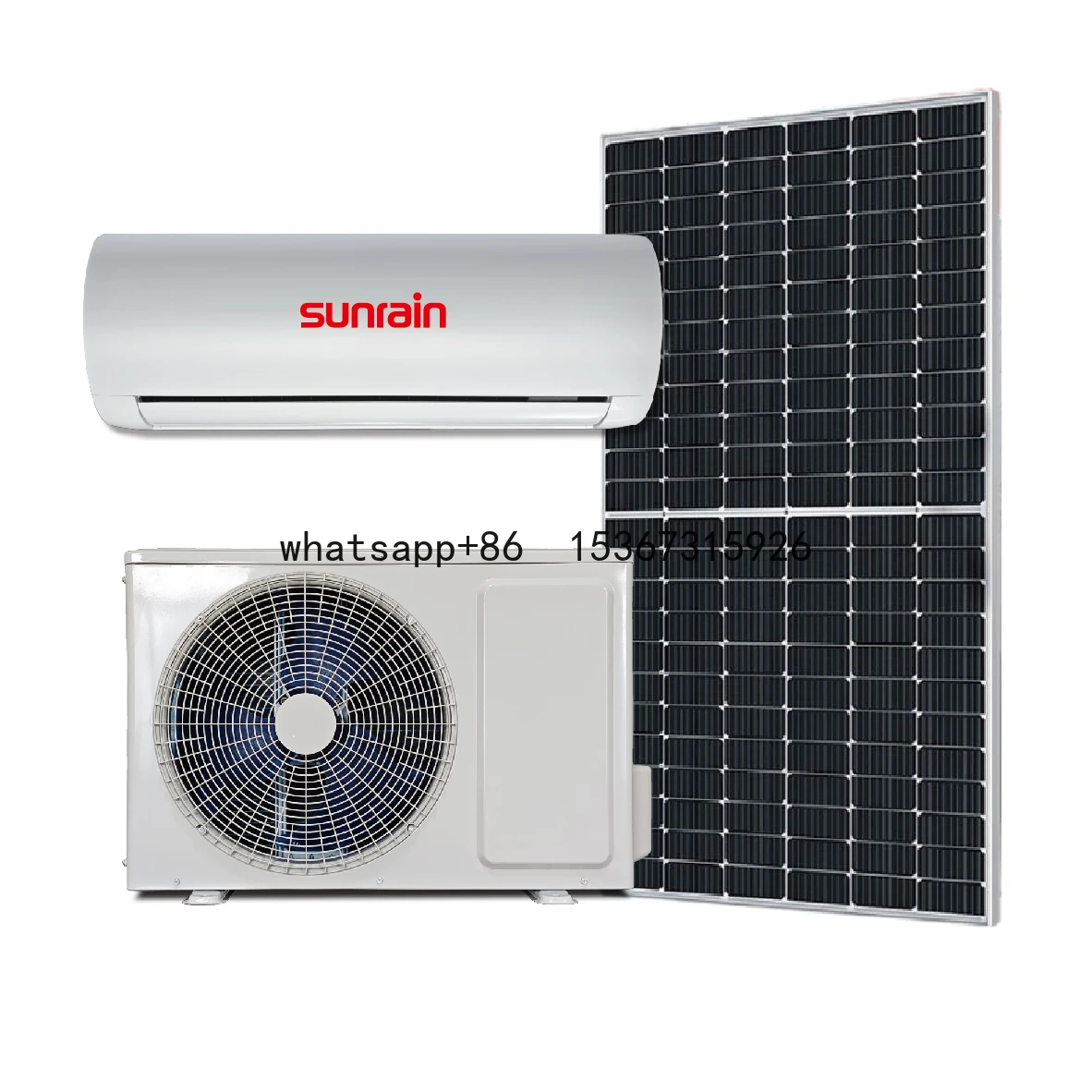 NEW PRODUCTS Sunrain Solar Powered Air Conditioner Solar PV AC System 12000Btu 18000Btu 24000Btu