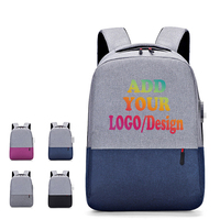 Custom School Bag Books Bags Laptop Backpack For Travel  Print Your Logo Picture Student Gift