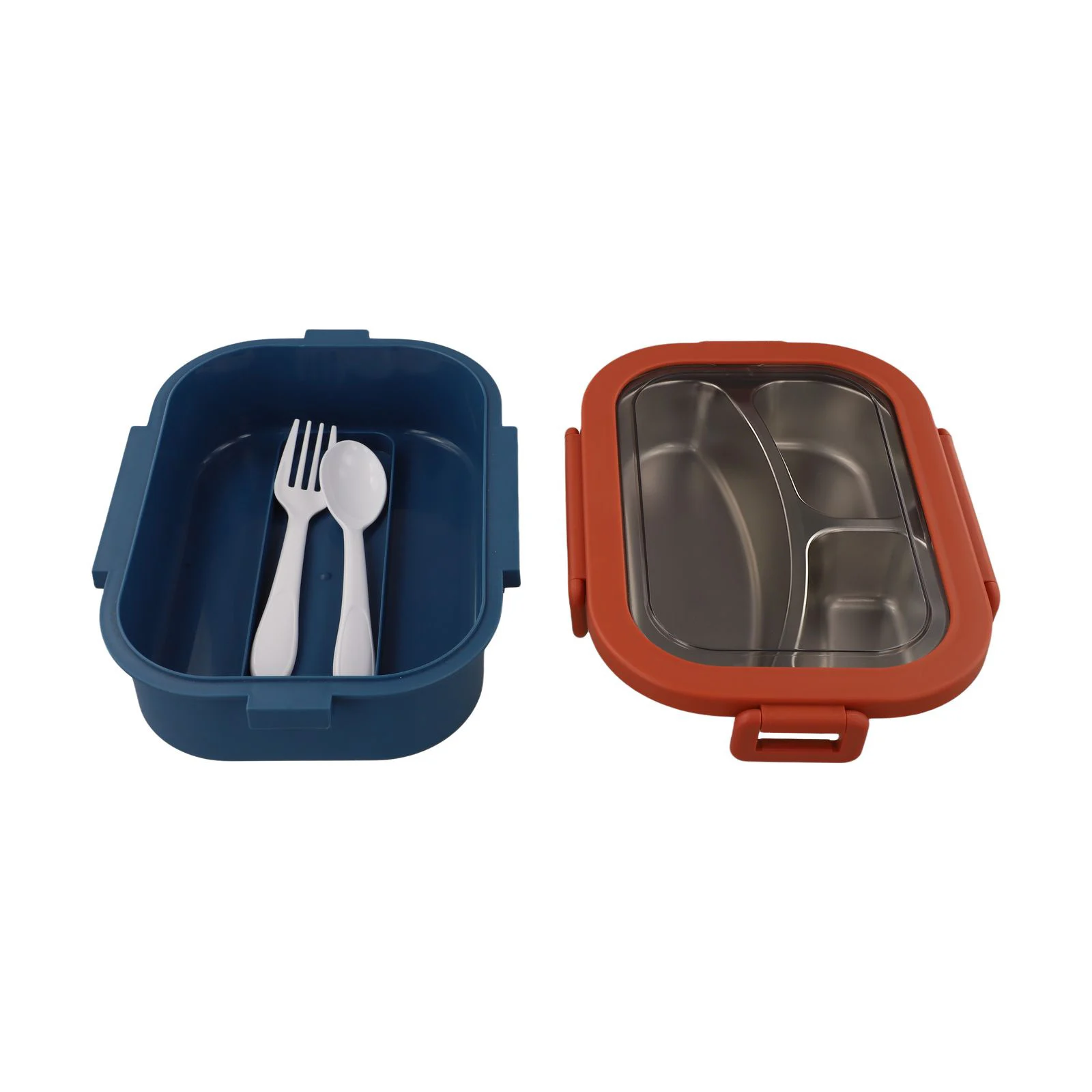 Leakproof Lunch Box Leakproof Lunch Box 9.3x6.8x2.6inch Stainless Steel Lunch Box Vibrant Shell Design Everyday Use