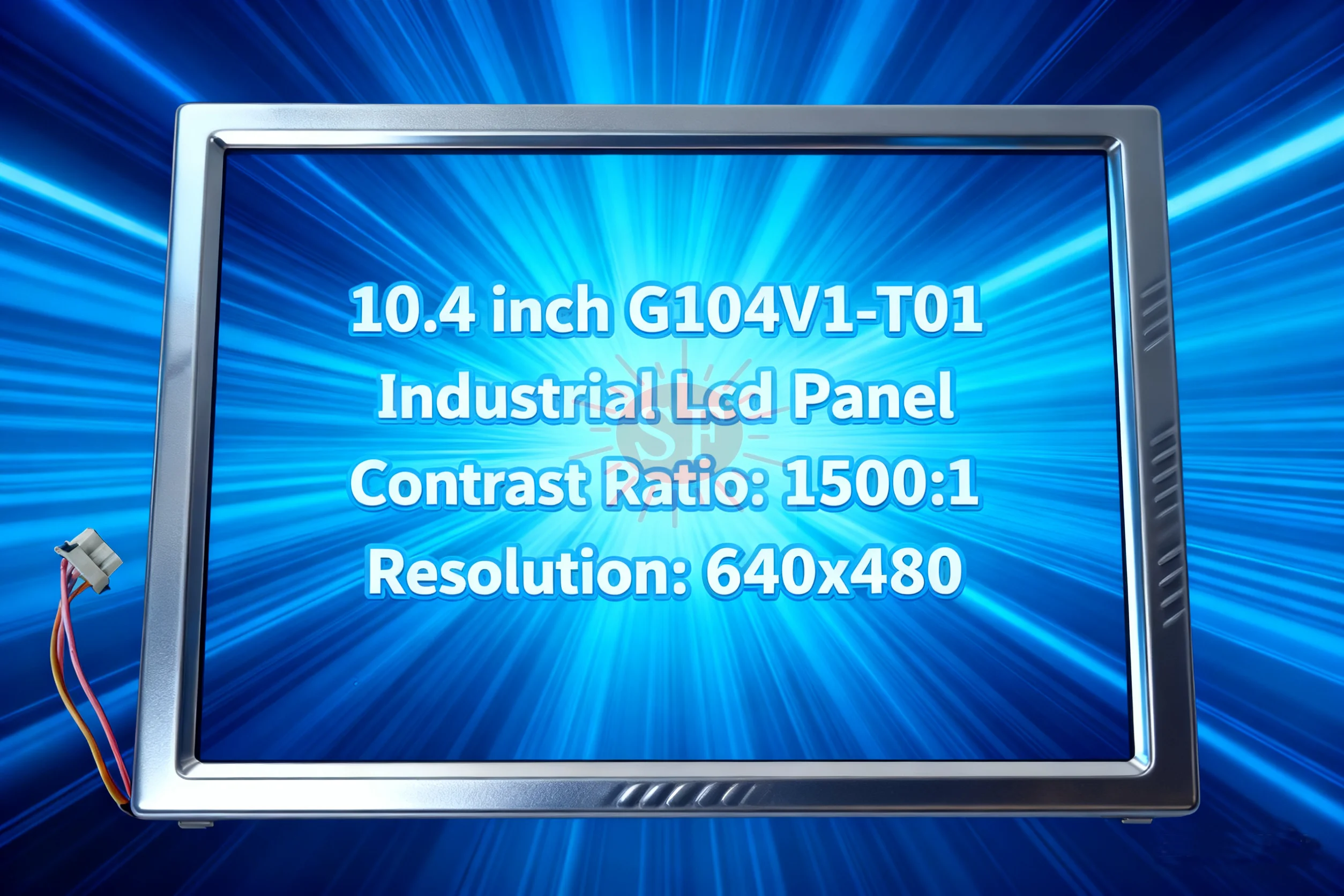10.4” G104V1-T01 TFT LCD Panel 640*480 Resolution Industrial Display with CMOS/TTL (1 ch, 6-bit) , 31 pins Connector