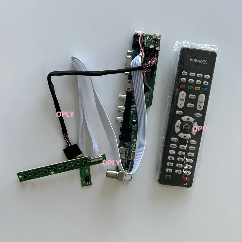 

Комплект платы контроллера телевизора для B173HW01 B173HW02 B173HW02 V1 1920X1080 17,3 дюйма HDMI-совместимый RF USB AV VGA аудио светодиодный экран монитора
