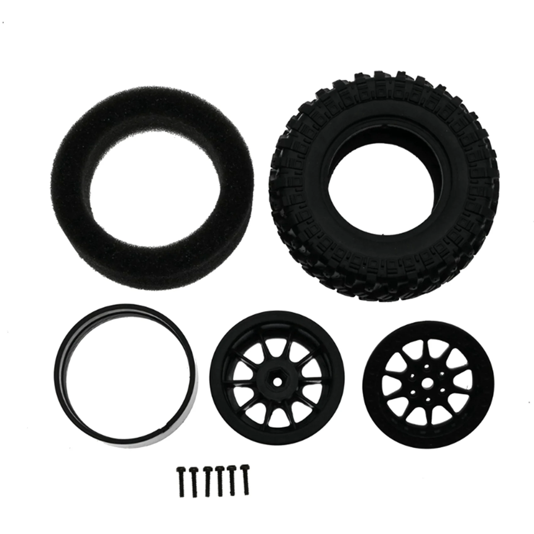 

【NEW USER EXCLUSIVE】8X Tire Clamp Wheel RC Car Upgrade Parts Accessories 70Mm For MN D90 MN98 MN99S MN82 WPL C14 C24 C34 B14 B24
