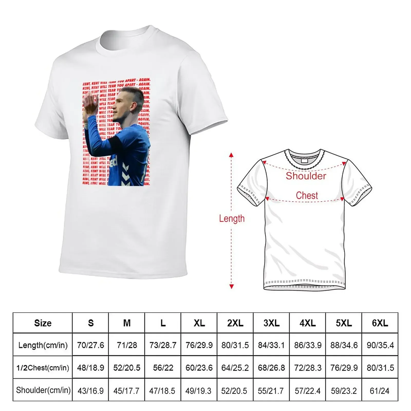 Glasgow Rangers Ryan Kent - Kent Will Tear You Apart T-Shirt Short sleeve tee hippie clothes T-shirts for men cotton