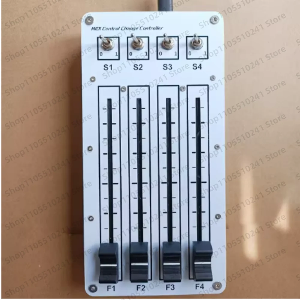 MIDI CC Controller 4 Push 4 Switch 100mm Sliding Fader USB Interface For Computer Music Hosting Software