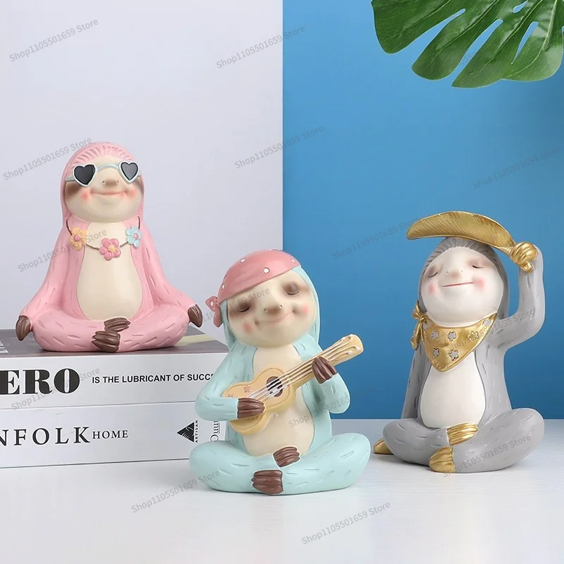 For Symphony cute sloth desktop knickknacks personalized creative handicrafts ornament