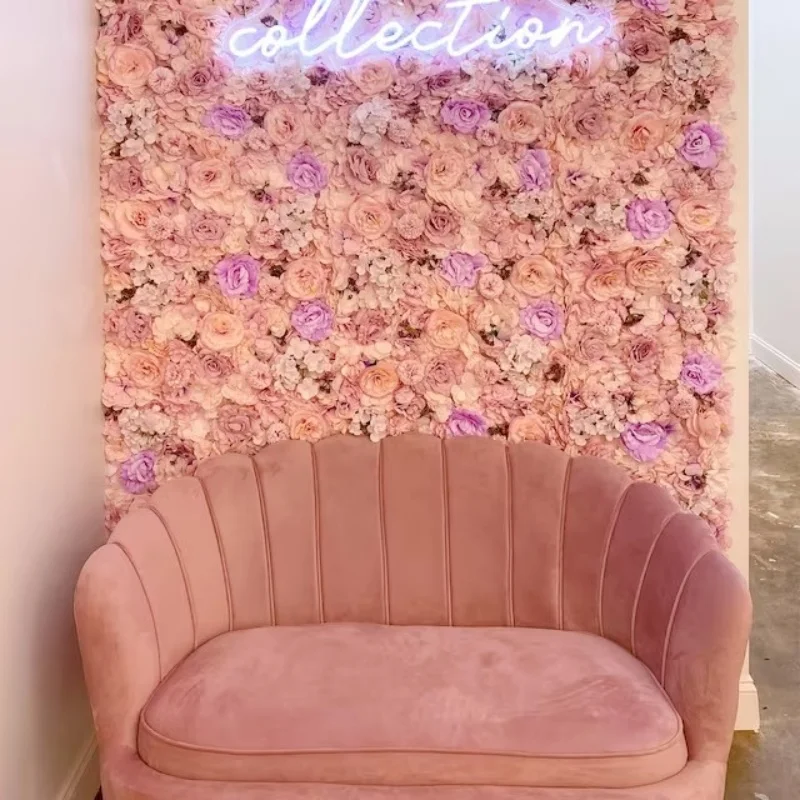 

40cmX60cm Valentine's Day Artificial Flower Wall Backdrop Panel Thanksgiving Backdrop Decoration Anniversary Birthday Decor