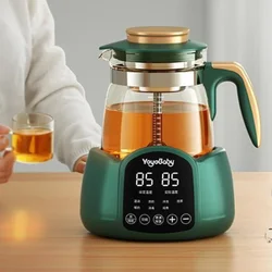 Automatic Steam Tea Maker with Shower Brewing Electric Glass Teapot for Herbal/Black Tea Temperature Control Thermostatic Kettle