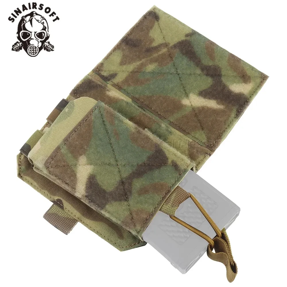 Tactical Single Magazine Pouch, Horizontal Utility Pack, Radio Pouch, MAG Insert Flap Cover, Chest Rig Vest, MK2, MK3, MK4