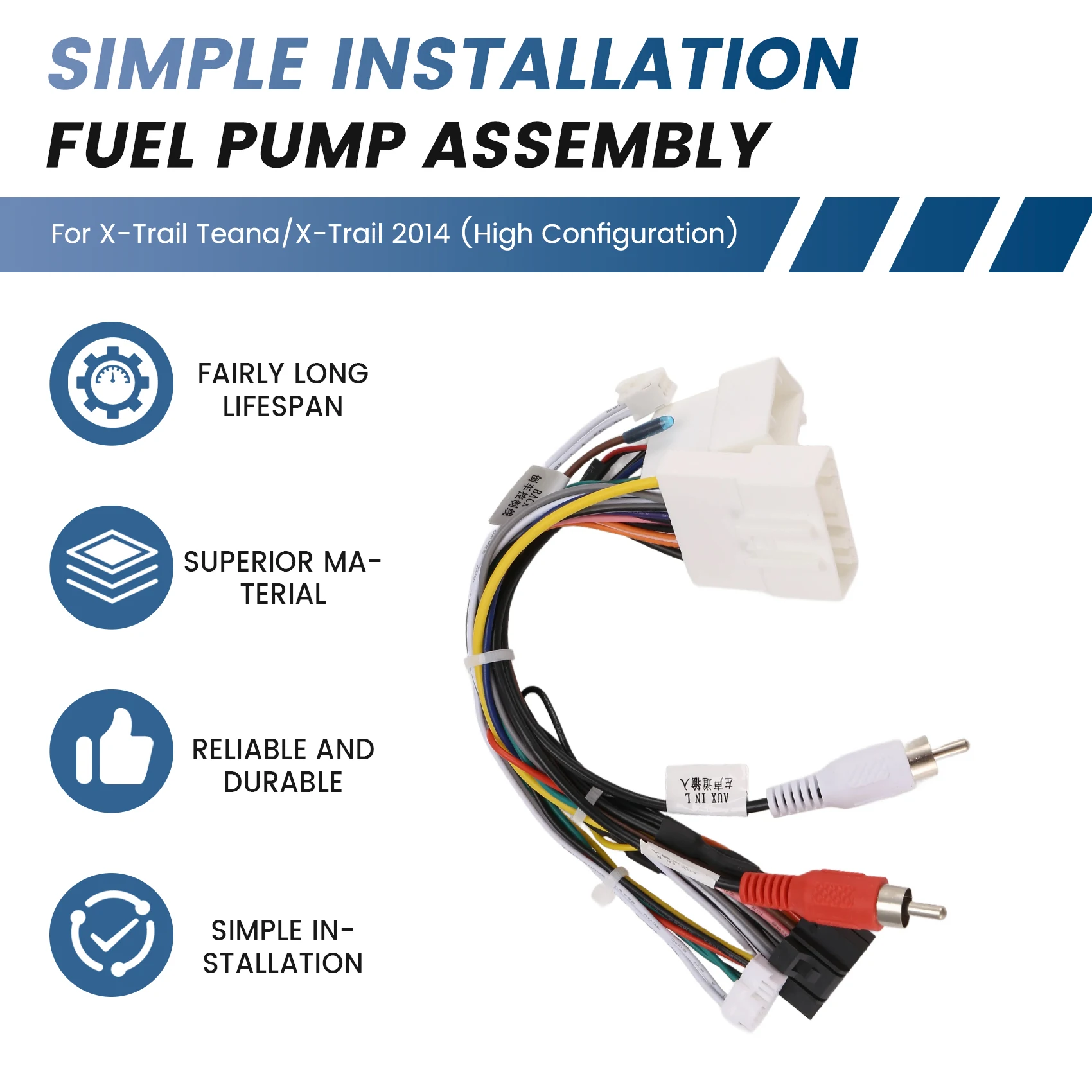

Car 16Pin Wiring Harness Adapter Canbus Box Decoder Android Radio Power Cable For Subaru Forester 2012-2015-AD39