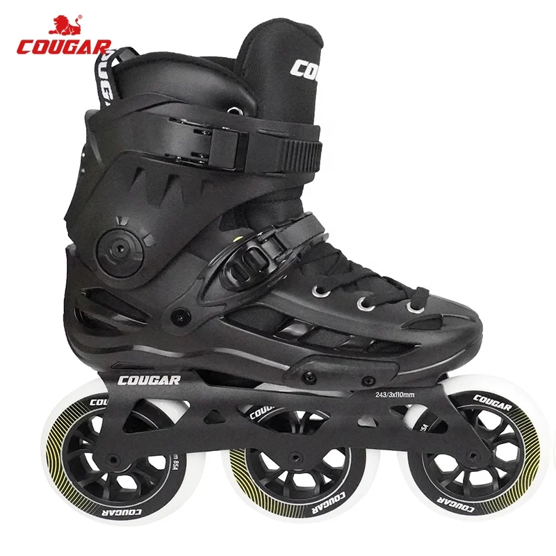 Cougar 513 Factory Custom Skates 3 Wheels Inline Roller Skating Shoes For Men Adult Teens Free Slalom Urban Skating